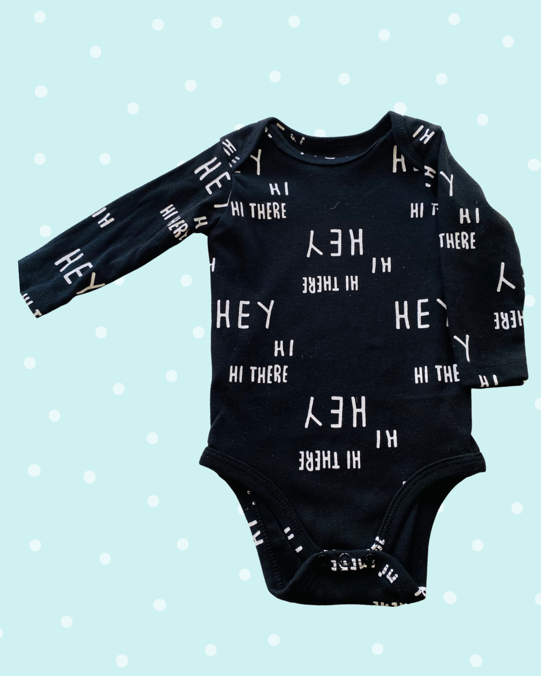 Body manga larga niño – con diseño 100% algodon