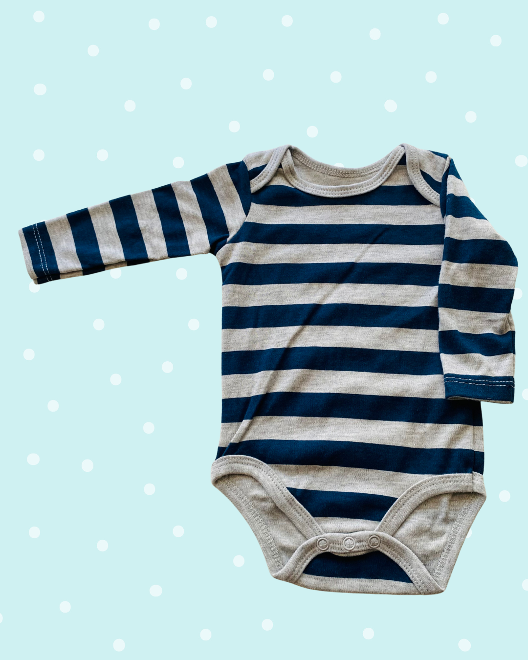 Body manga larga niño – con diseño 100% algodon