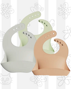 Babero de silicona - Liso