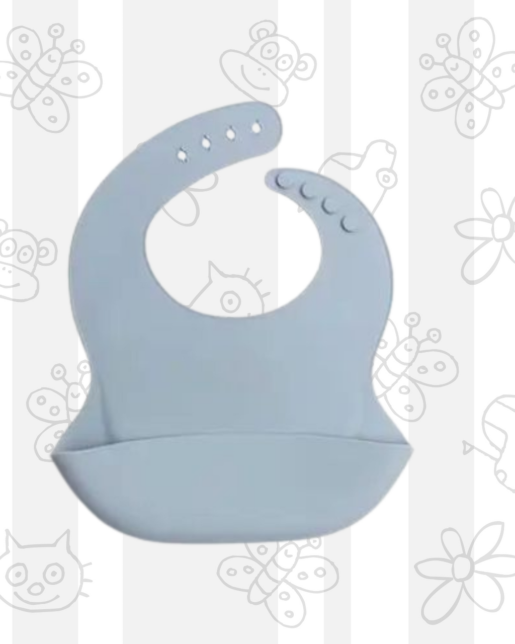 Babero de silicona - Liso