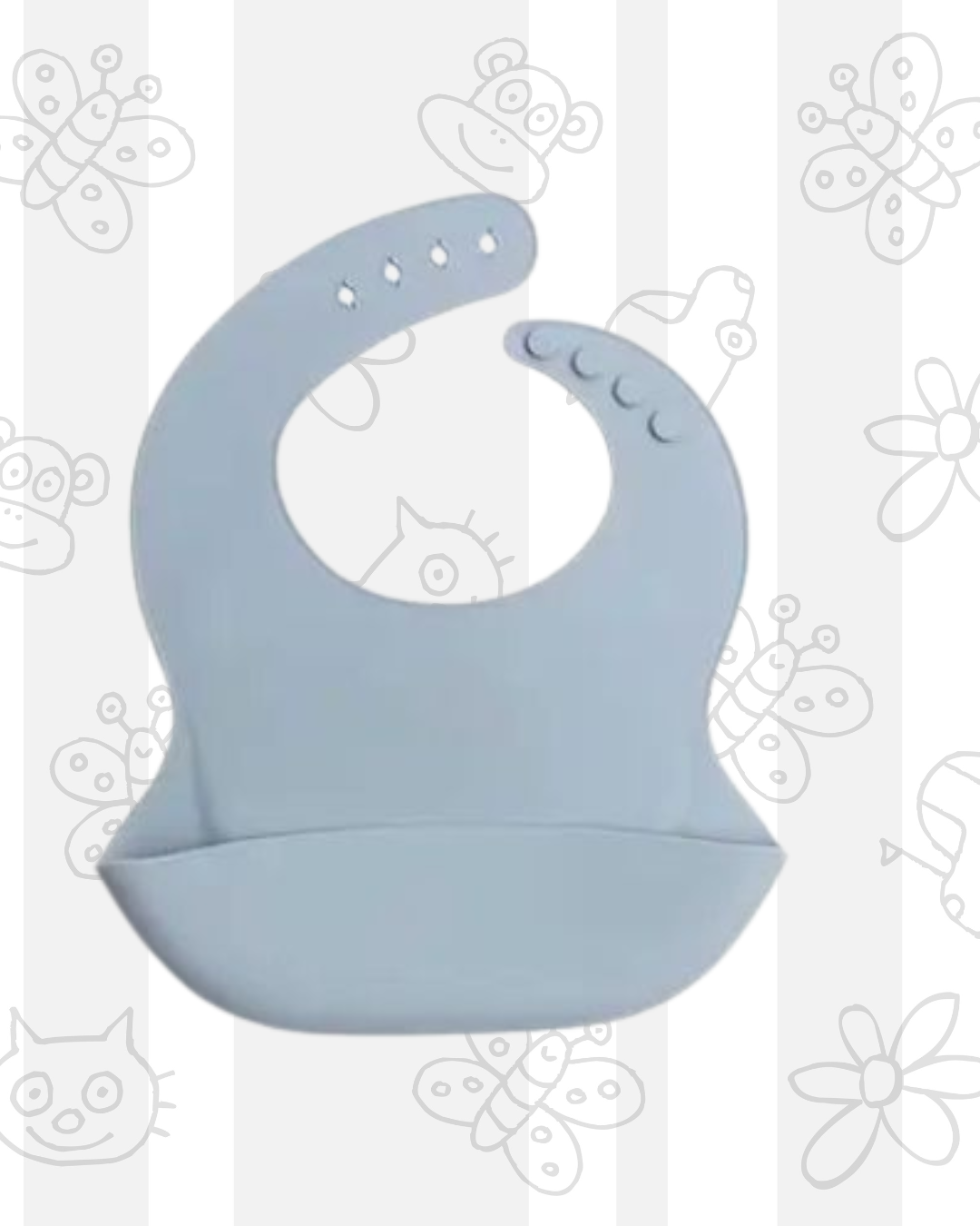 Babero de silicona - Liso