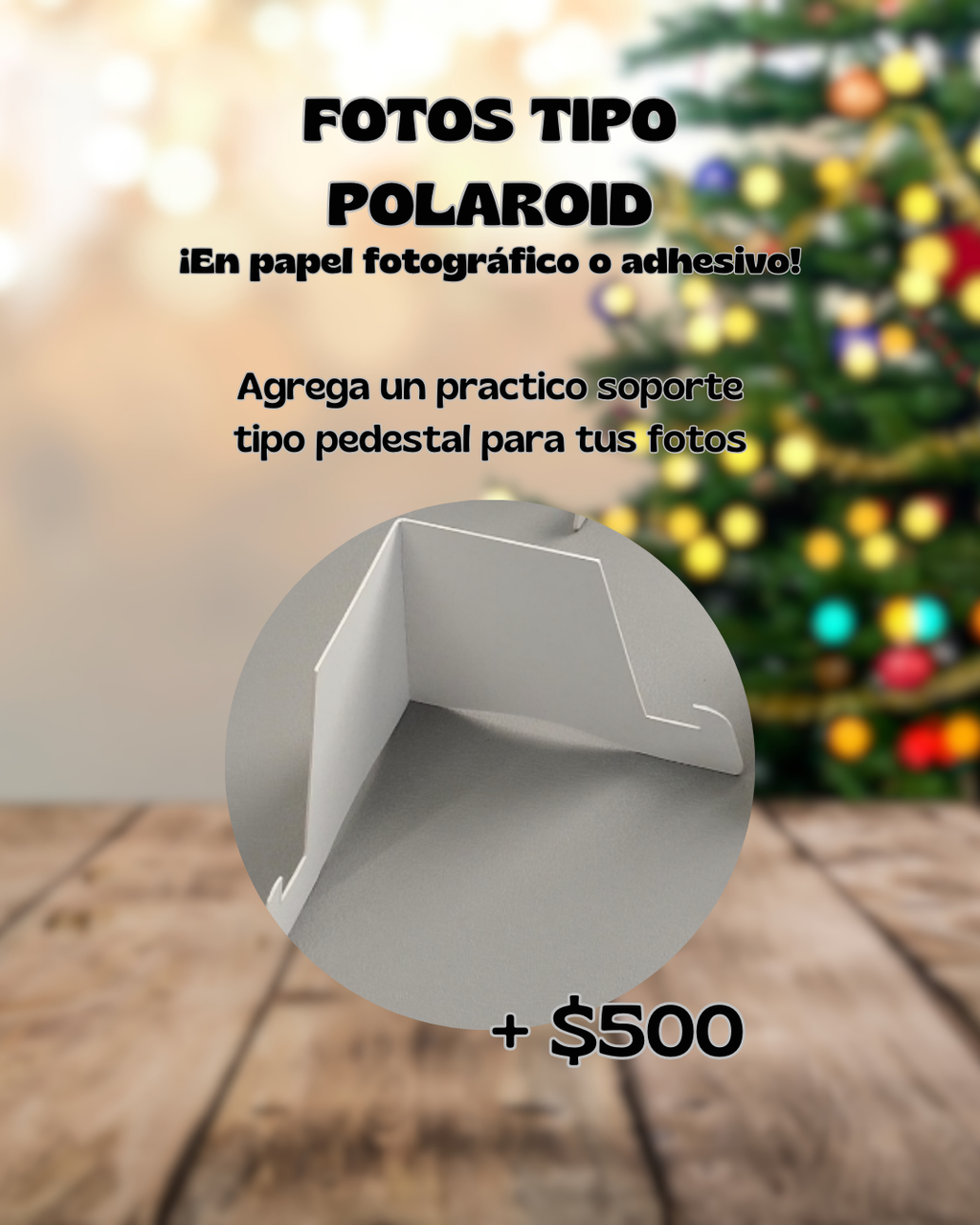 Fotos tipo Polaroid personalizadas