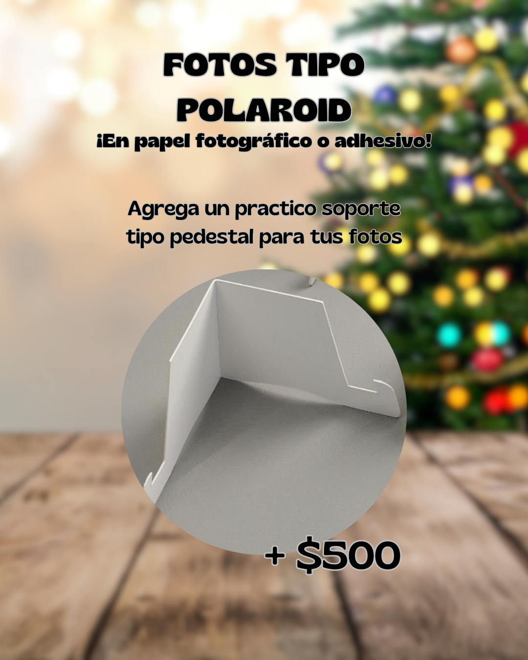 Fotos tipo Polaroid personalizadas