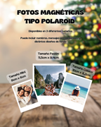 Fotos magnéticas tipo Polaroid personalizadas
