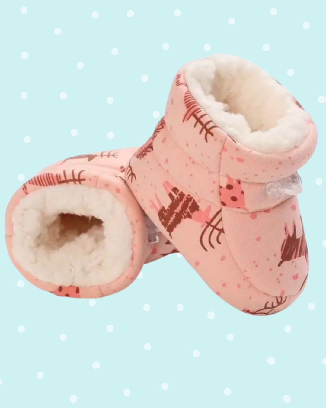 Botitas con chiporro para bebe - otoño e invierno