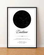 Mapa estelar Modelo minimalista